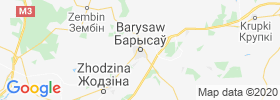 Horad Barysaw map